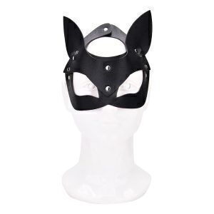 Bound to Play Kitty Cat Ansiktsmask Svart