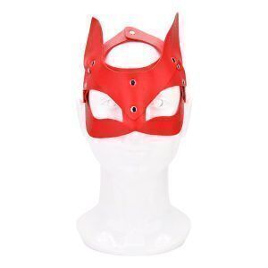 Bound to Play Kitty Cat Ansiktsmask Röd
