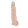 N12369 rev sleeves 8 5 inch realistic silicone penis extension sleeve 1