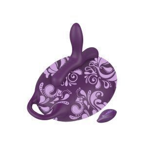 Bouncy Bliss Klassisk Sit-On Vibrator med Uppladdningsbar Fjärrkontroll