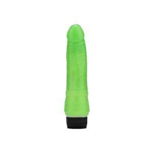 Loving Joy 18,5 cm Realistisk Vibrator - Glow in the Dark