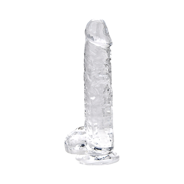 Loving Joy 19 cm Dildo med Bollar Klar