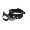 Bound to Please Silikonhalsband med Koppel