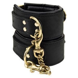 Bound Noir Smala Handledsbojor i Nubuckläder