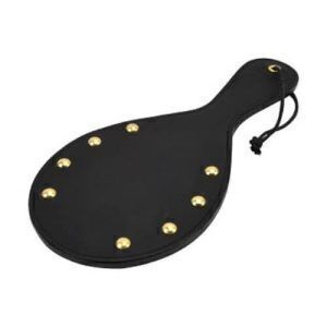 Bound Noir Nubuckläder Paddel med Mässingsnitar