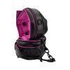 n11403 bound to please pink black ankle cuffs 1