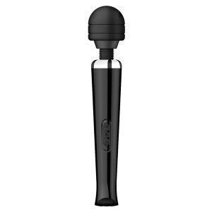 Loving Joy Uppladdningsbar Magic Wand Vibrator – Svart