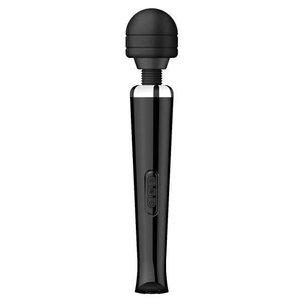 Loving Joy Uppladdningsbar Magic Wand Vibrator – Svart
