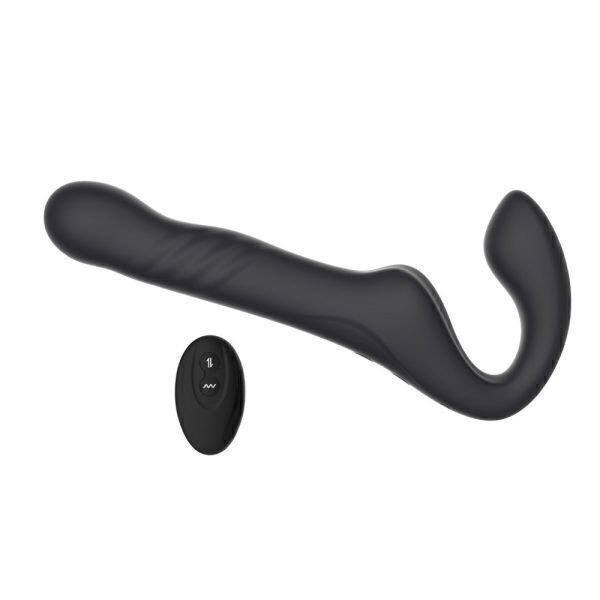 Mina Surge Fjärrstyrd Thrusting & Vibrerande Strapless Strap-On