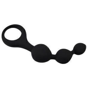 Loving Joy Triple Ripple Analkulor - Svart